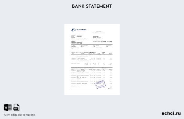 цифровая загрузка шаблона Excel банковской выписки Victoriabank в Молдове